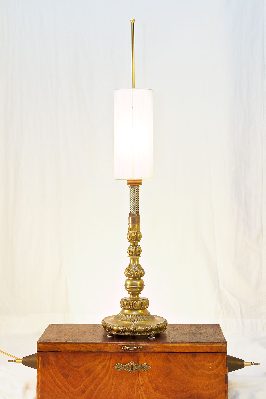 Steampunk table lamp. Vintage. Industrial design. Interior Design.